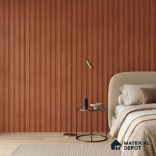 Wooden Look PN 07058 9.5 ft x 4.6 inch Charcoal Panel - 8 mm | Suitable for Feature Wall, TV Unit & Living Room | Width is Subjected to 5% Variation