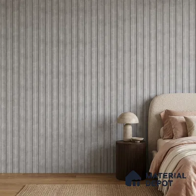 Cloud Grey Marble Look PN 07065 9.5 ft x 9.8 inch Charcoal Panel - 10 mm | Suitable for Feature Wall, TV Unit & Living Room | Width is Subjected to 5% Variation