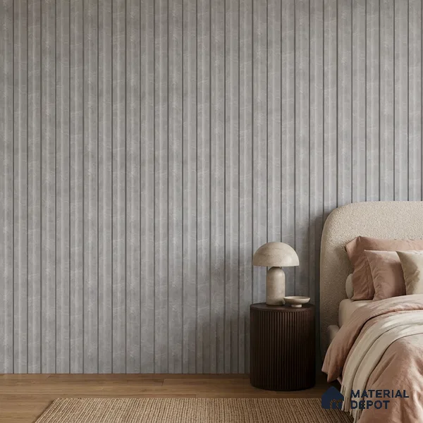 Cloud Grey Marble Look PN 07065 9.5 ft x 9.8 inch Charcoal Panel - 10 mm | Suitable for Feature Wall, TV Unit & Living Room | Width is Subjected to 5% Variation