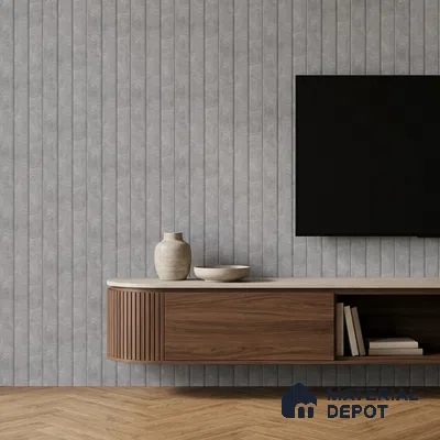 Cloud Grey Marble Look PN 07065 9.5 ft x 9.8 inch Charcoal Panel - 10 mm | Suitable for Feature Wall, TV Unit & Living Room | Width is Subjected to 5% Variation