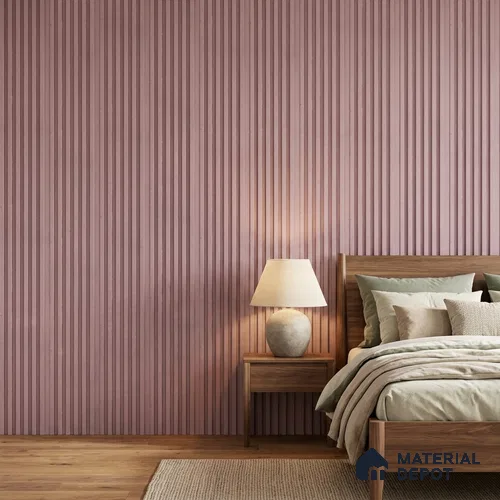 Dusty Pink Patterned Look PN 07070 9.5 ft x 4.9 inch Charcoal Panel - 10 mm | Suitable for Feature Wall, TV Unit & Living Room | Width is Subjected to 5% Variation