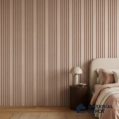 Cappuccino Beige Plain Colour Look PN 07071 9.5 ft x 4.9 inch Charcoal Panel - 10 mm | Suitable for Feature Wall, TV Unit & Living Room | Width is Subjected to 5% Variation