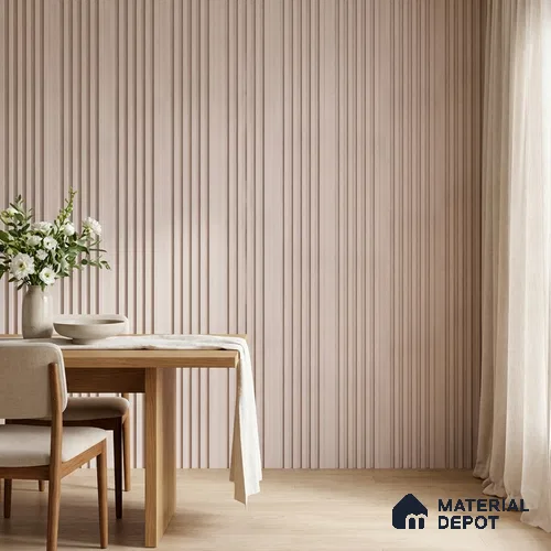 Cappuccino Beige Patterned Look PN 07072 9.5 ft x 4.9 inch Charcoal Panel - 10 mm | Suitable for Feature Wall, TV Unit & Living Room | Width is Subjected to 5% Variation