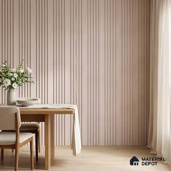 Cappuccino Beige Patterned Look PN 07072 9.5 ft x 4.9 inch Charcoal Panel - 10 mm | Suitable for Feature Wall, TV Unit & Living Room | Width is Subjected to 5% Variation