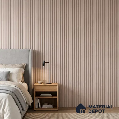 Cappuccino Beige Patterned Look PN 07072 9.5 ft x 4.9 inch Charcoal Panel - 10 mm | Suitable for Feature Wall, TV Unit & Living Room | Width is Subjected to 5% Variation