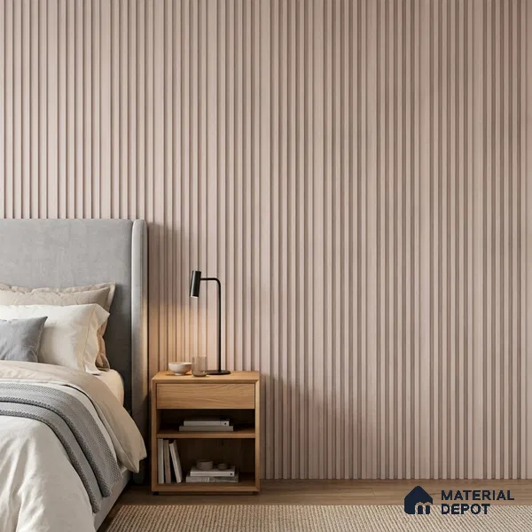 Cappuccino Beige Patterned Look PN 07072 9.5 ft x 4.9 inch Charcoal Panel - 10 mm | Suitable for Feature Wall, TV Unit & Living Room | Width is Subjected to 5% Variation