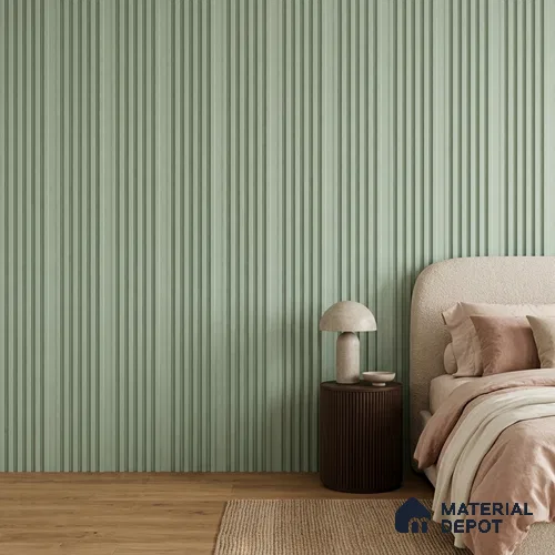 Ash Grey Plain Colour Look PN 07073 9.5 ft x 4.9 inch Charcoal Panel - 10 mm | Suitable for Feature Wall, TV Unit & Living Room | Width is Subjected to 5% Variation