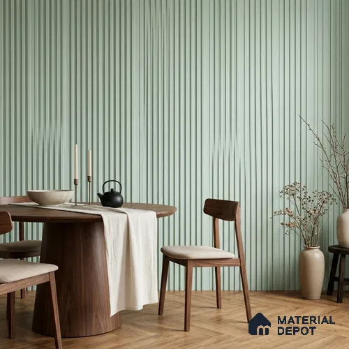 Ash Grey Patterned Look PN 07074 9.5 ft x 4.9 inch Charcoal Panel - 10 mm | Suitable for Feature Wall, TV Unit & Living Room | Width is Subjected to 5% Variation