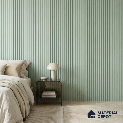 Ash Grey Patterned Look PN 07074 9.5 ft x 4.9 inch Charcoal Panel - 10 mm | Suitable for Feature Wall, TV Unit & Living Room | Width is Subjected to 5% Variation