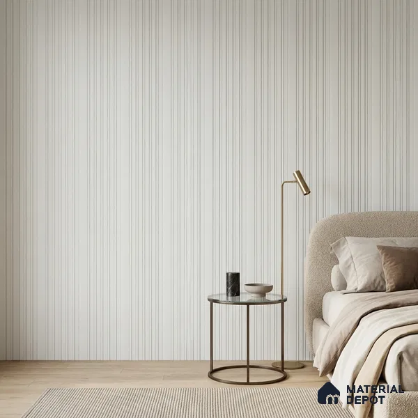 Dove Grey Patterned Look PN 07081 10 ft x 4.9 inch Charcoal Panel - 6 mm | Suitable for Feature Wall, TV Unit & Living Room | Width is Subjected to 5% Variation