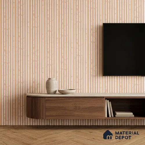 Dove Grey Marble Look PN 07082 10 ft x 4.9 inch Charcoal Panel - 6 mm | Suitable for Feature Wall, TV Unit & Living Room | Width is Subjected to 5% Variation