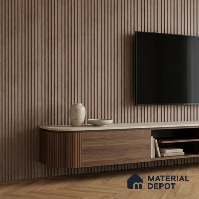 Mocha Brown Marble Look PN 07083 10 ft x 4.9 inch Charcoal Panel - 6 mm | Suitable for Feature Wall, TV Unit & Living Room | Width is Subjected to 5% Variation