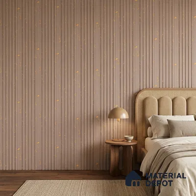 Mocha Brown Marble Look PN 07084 10 ft x 4.9 inch Charcoal Panel - 6 mm | Suitable for Feature Wall, TV Unit & Living Room | Width is Subjected to 5% Variation