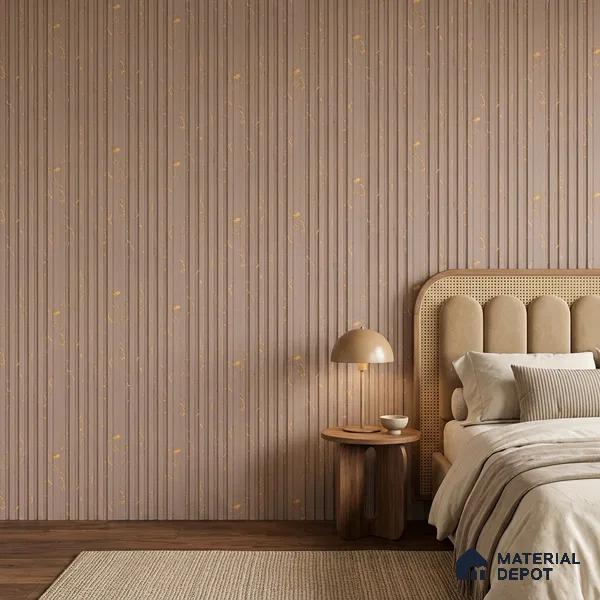 Mocha Brown Marble Look PN 07084 10 ft x 4.9 inch Charcoal Panel - 6 mm | Suitable for Feature Wall, TV Unit & Living Room | Width is Subjected to 5% Variation
