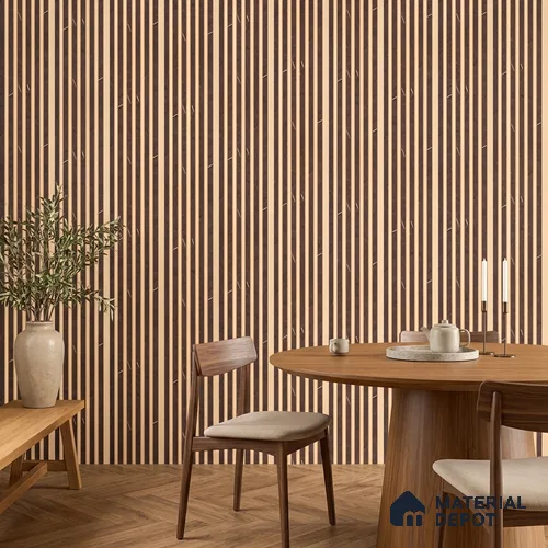 Cappucino Brown Marble Look PN 07086 10 ft x 4.9 inch Charcoal Panel - 6 mm | Suitable for Feature Wall, TV Unit & Living Room | Width is Subjected to 5% Variation