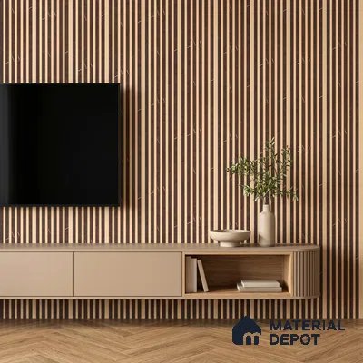 Cappucino Brown Marble Look PN 07086 10 ft x 4.9 inch Charcoal Panel - 6 mm | Suitable for Feature Wall, TV Unit & Living Room | Width is Subjected to 5% Variation