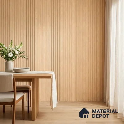 Wooden Look PN 07097 10 ft x 4.9 inch Charcoal Panel - 6 mm | Suitable for Feature Wall, TV Unit & Living Room | Width is Subjected to 5% Variation