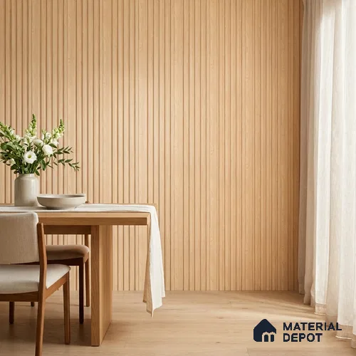 Wooden Look PN 07097 10 ft x 4.9 inch Charcoal Panel - 6 mm | Suitable for Feature Wall, TV Unit & Living Room | Width is Subjected to 5% Variation