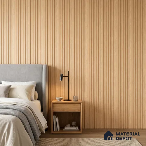 Wooden Look PN 07097 10 ft x 4.9 inch Charcoal Panel - 6 mm | Suitable for Feature Wall, TV Unit & Living Room | Width is Subjected to 5% Variation