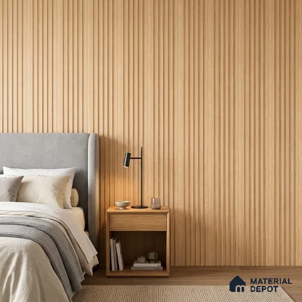 Wooden Look PN 07097 10 ft x 4.9 inch Charcoal Panel - 6 mm | Suitable for Feature Wall, TV Unit & Living Room | Width is Subjected to 5% Variation