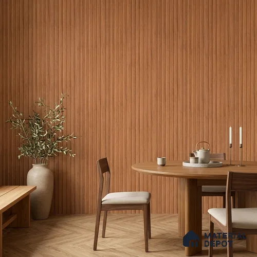 Wooden Look PN 07098 10 ft x 4.9 inch Charcoal Panel - 6 mm | Suitable for Feature Wall, TV Unit & Living Room | Width is Subjected to 5% Variation