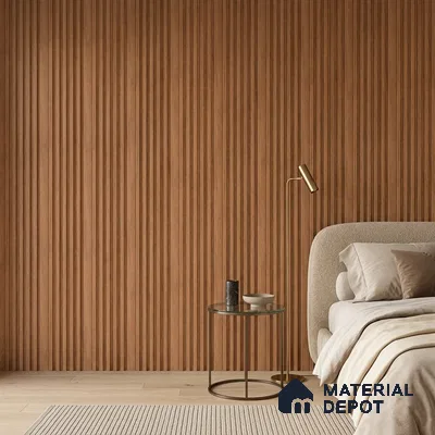 Wooden Look PN 07098 10 ft x 4.9 inch Charcoal Panel - 6 mm | Suitable for Feature Wall, TV Unit & Living Room | Width is Subjected to 5% Variation