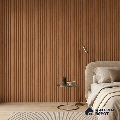 Wooden Look PN 07098 10 ft x 4.9 inch Charcoal Panel - 6 mm | Suitable for Feature Wall, TV Unit & Living Room | Width is Subjected to 5% Variation