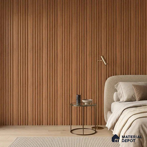 Wooden Look PN 07098 10 ft x 4.9 inch Charcoal Panel - 6 mm | Suitable for Feature Wall, TV Unit & Living Room | Width is Subjected to 5% Variation
