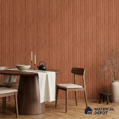 Wooden Look PN 07099 10 ft x 4.9 inch Charcoal Panel - 6 mm | Suitable for Feature Wall, TV Unit & Living Room | Width is Subjected to 5% Variation