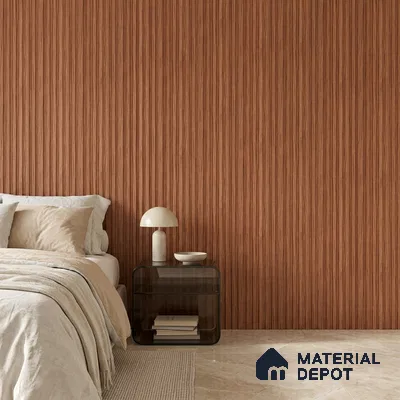 Wooden Look PN 07099 10 ft x 4.9 inch Charcoal Panel - 6 mm | Suitable for Feature Wall, TV Unit & Living Room | Width is Subjected to 5% Variation