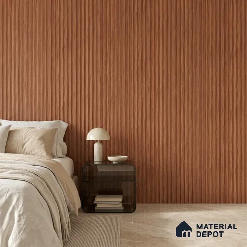 Wooden Look PN 07099 10 ft x 4.9 inch Charcoal Panel - 6 mm | Suitable for Feature Wall, TV Unit & Living Room | Width is Subjected to 5% Variation