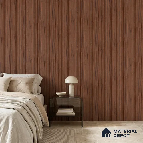 Wooden Look PN 07100 10 ft x 4.9 inch Charcoal Panel - 6 mm | Suitable for Feature Wall, TV Unit & Living Room | Width is Subjected to 5% Variation