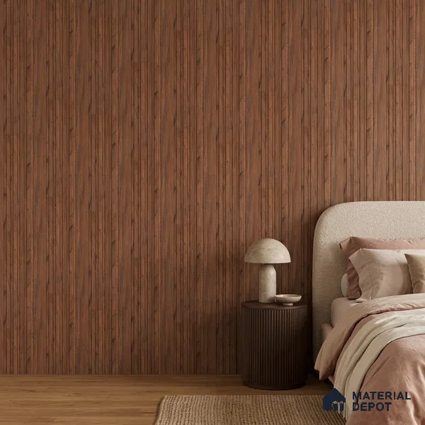 Wooden Look PN 07102 10 ft x 4.9 inch Charcoal Panel - 6 mm | Suitable for Feature Wall, TV Unit & Living Room | Width is Subjected to 5% Variation