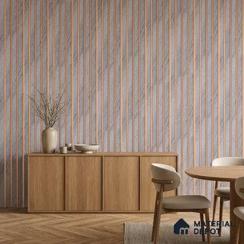 Cloud Grey Stone Look PN 07121 9.5 ft x 6 inch Charcoal Panel - 6 mm | Suitable for Feature Wall, TV Unit & Living Room | Width is Subjected to 5% Variation