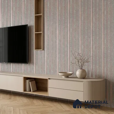 Cloud Grey Stone Look PN 07126 9.5 ft x 6 inch Charcoal Panel - 6 mm | Suitable for Feature Wall, TV Unit & Living Room | Width is Subjected to 5% Variation