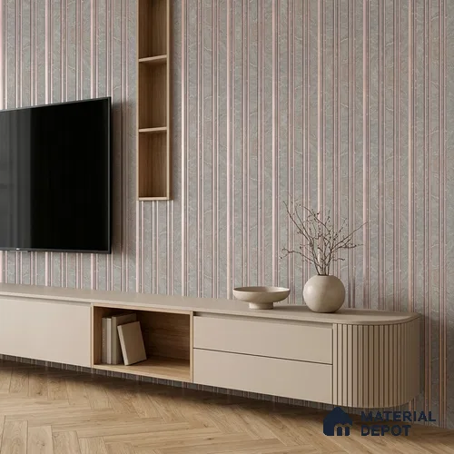 Cloud Grey Stone Look PN 07126 9.5 ft x 6 inch Charcoal Panel - 6 mm | Suitable for Feature Wall, TV Unit & Living Room | Width is Subjected to 5% Variation
