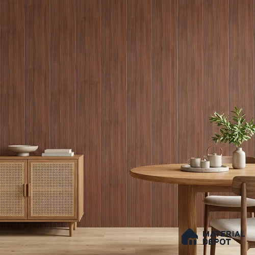 Wooden Look PN 07133 9.5 ft x 6 inch Charcoal Panel - 6 mm | Suitable for Feature Wall, TV Unit & Living Room | Width is Subjected to 5% Variation