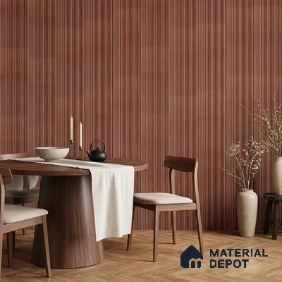 Wooden Look PN 07134 9.5 ft x 6 inch Charcoal Panel - 6 mm | Suitable for Feature Wall, TV Unit & Living Room | Width is Subjected to 5% Variation