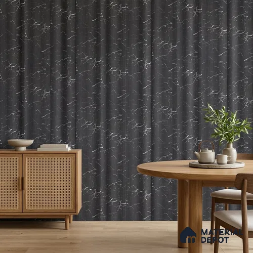 Dark Grey Marble Look PN 07136 9.5 ft x 6 inch Charcoal Panel - 6 mm | Suitable for Feature Wall, TV Unit & Living Room | Width is Subjected to 5% Variation