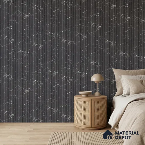 Dark Grey Marble Look PN 07136 9.5 ft x 6 inch Charcoal Panel - 6 mm | Suitable for Feature Wall, TV Unit & Living Room | Width is Subjected to 5% Variation