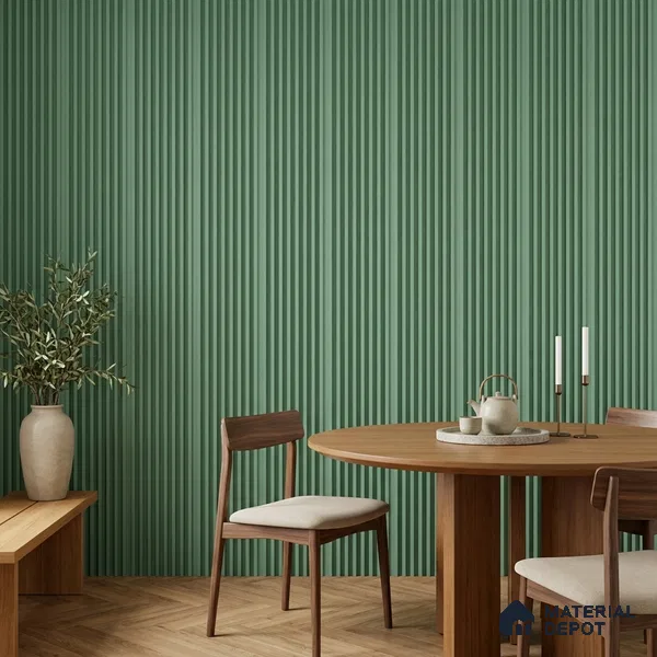 Smoke Grey Plain Colour Look PN 07159 9.5 ft x 4.7 inch Charcoal Panel - 11 mm | Suitable for Feature Wall, TV Unit & Living Room | Width is Subjected to 5% Variation