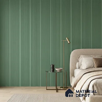 Smoke Grey Plain Colour Look PN 07159 9.5 ft x 4.7 inch Charcoal Panel - 11 mm | Suitable for Feature Wall, TV Unit & Living Room | Width is Subjected to 5% Variation
