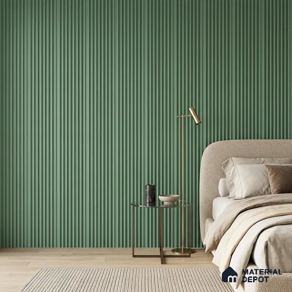 Smoke Grey Plain Colour Look PN 07159 9.5 ft x 4.7 inch Charcoal Panel - 11 mm | Suitable for Feature Wall, TV Unit & Living Room | Width is Subjected to 5% Variation