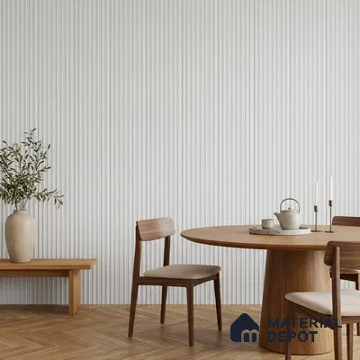 Dove Grey Plain Colour Look PN 07162 9.5 ft x 4.7 inch Charcoal Panel - 11 mm | Suitable for Feature Wall, TV Unit & Living Room | Width is Subjected to 5% Variation