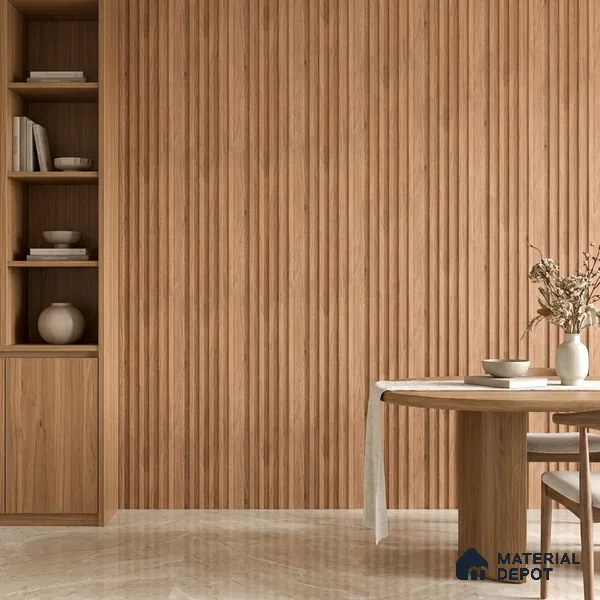 Wooden Look PN 07165 9.5 ft x 4.7 inch Charcoal Panel - 11 mm | Suitable for Feature Wall, TV Unit & Living Room | Width is Subjected to 5% Variation