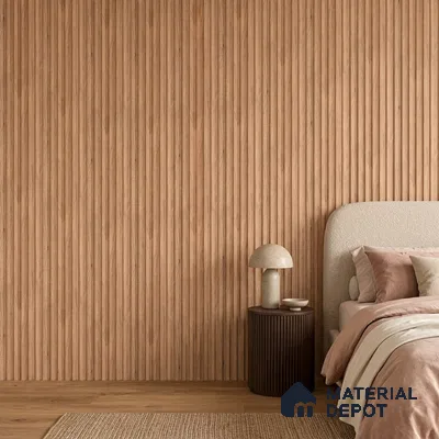 Wooden Look PN 07165 9.5 ft x 4.7 inch Charcoal Panel - 11 mm | Suitable for Feature Wall, TV Unit & Living Room | Width is Subjected to 5% Variation