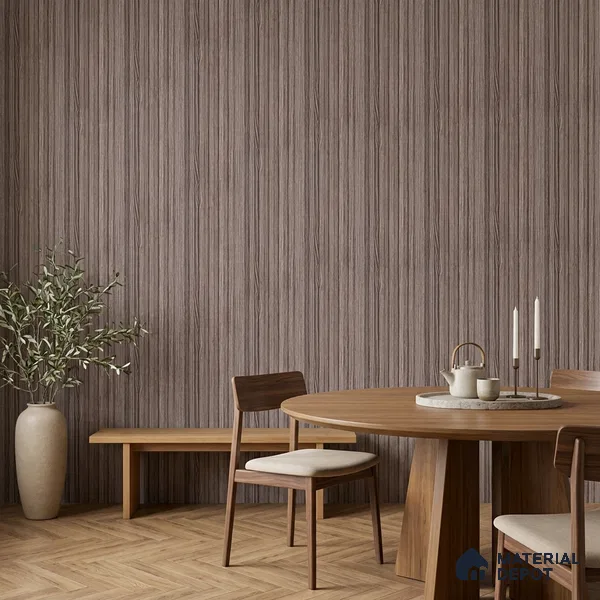 Wooden Look PN 07166 9.5 ft x 4.7 inch Charcoal Panel - 11 mm | Suitable for Feature Wall, TV Unit & Living Room | Width is Subjected to 5% Variation