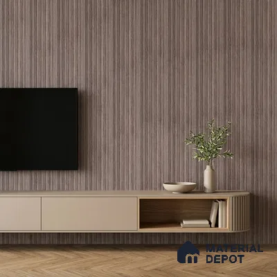 Wooden Look PN 07166 9.5 ft x 4.7 inch Charcoal Panel - 11 mm | Suitable for Feature Wall, TV Unit & Living Room | Width is Subjected to 5% Variation
