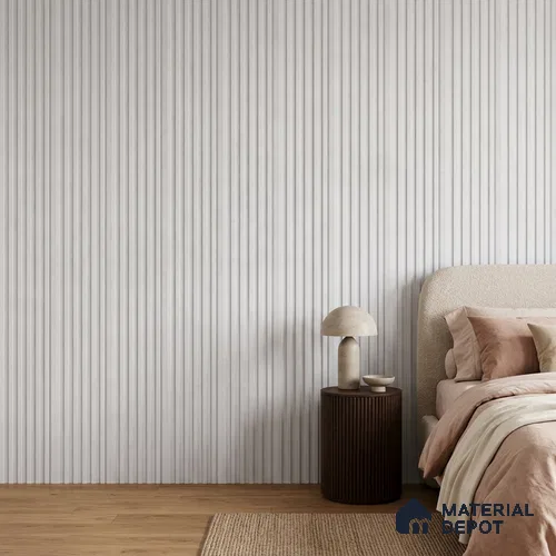 Dove Grey Plain Colour Look PN 07168 9.5 ft x 4.7 inch Charcoal Panel - 11 mm | Suitable for Feature Wall, TV Unit & Living Room | Width is Subjected to 5% Variation