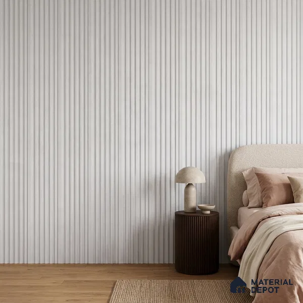 Dove Grey Plain Colour Look PN 07168 9.5 ft x 4.7 inch Charcoal Panel - 11 mm | Suitable for Feature Wall, TV Unit & Living Room | Width is Subjected to 5% Variation